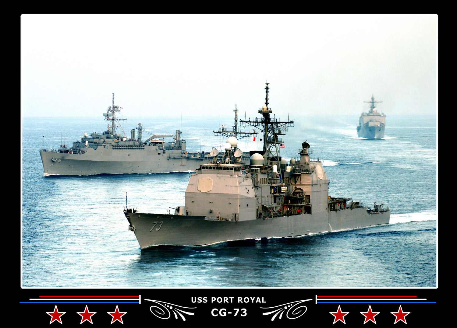 USS Port Royal CG-73 Canvas Photo Print