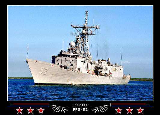 USS Carr FFG-52 Canvas Photo Print