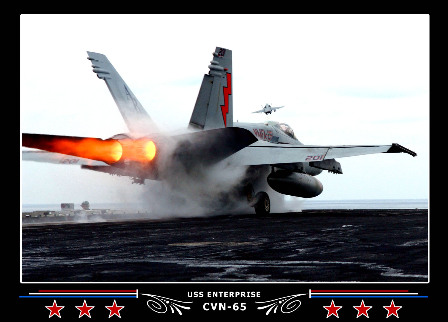USS Enterprise CVN-65 Canvas Photo Print
