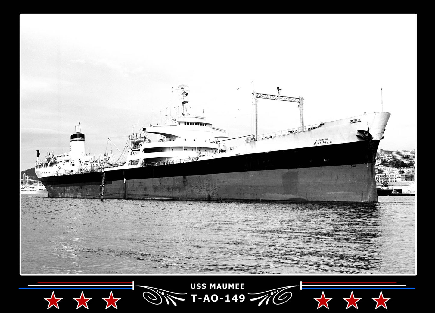 USS Maumee T-AO-149 Canvas Photo Print