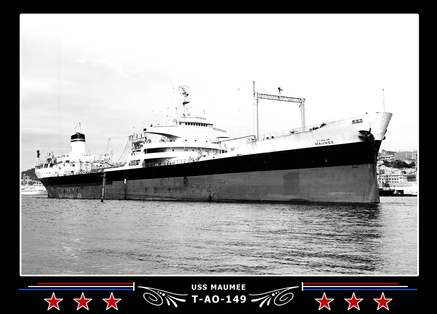 USS Maumee T-AO-149 Canvas Photo Print