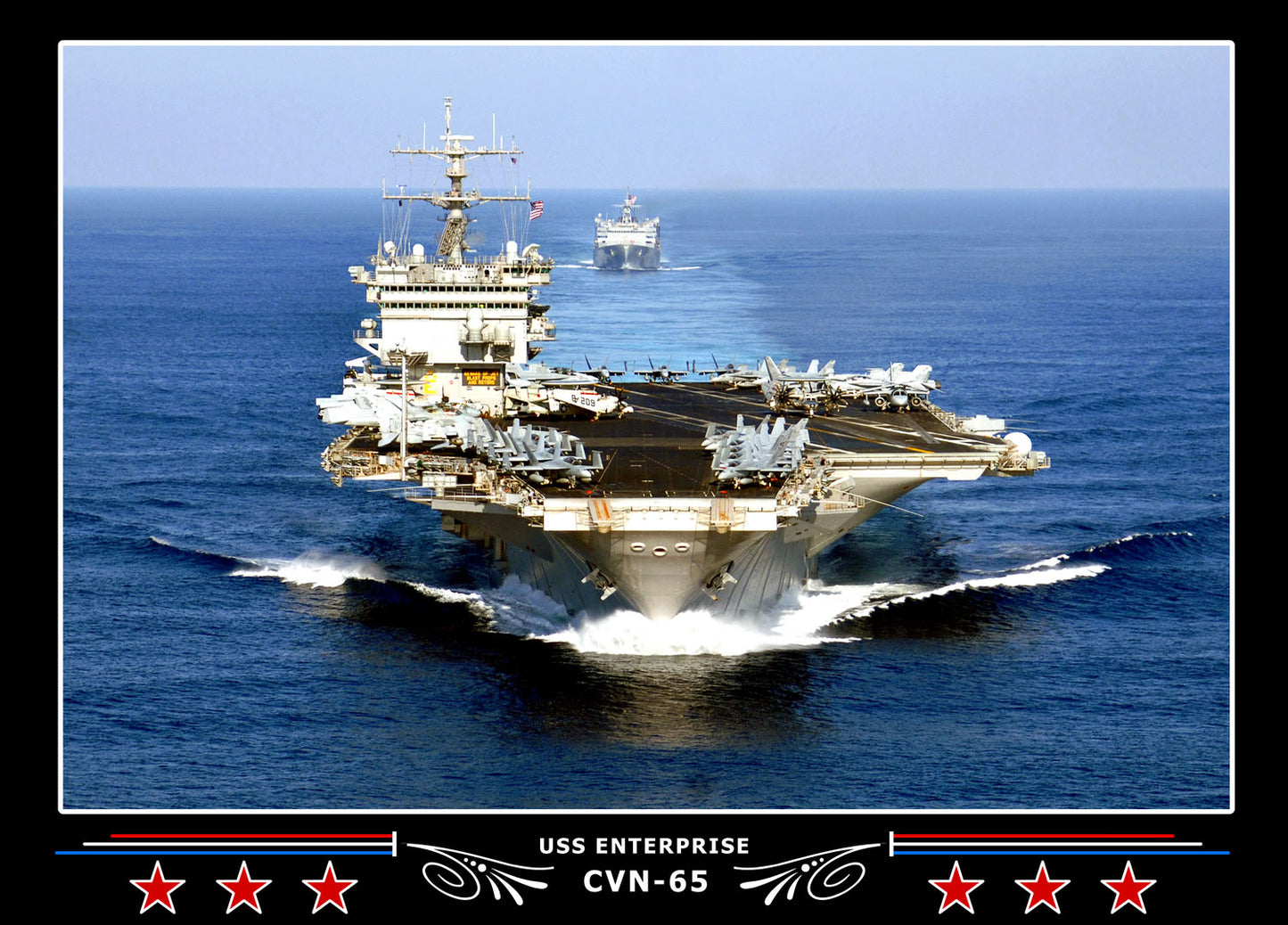USS Enterprise CVN-65 Canvas Photo Print