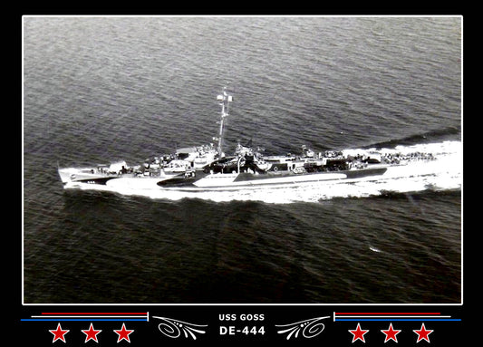 USS Goss DE-444 Canvas Photo Print