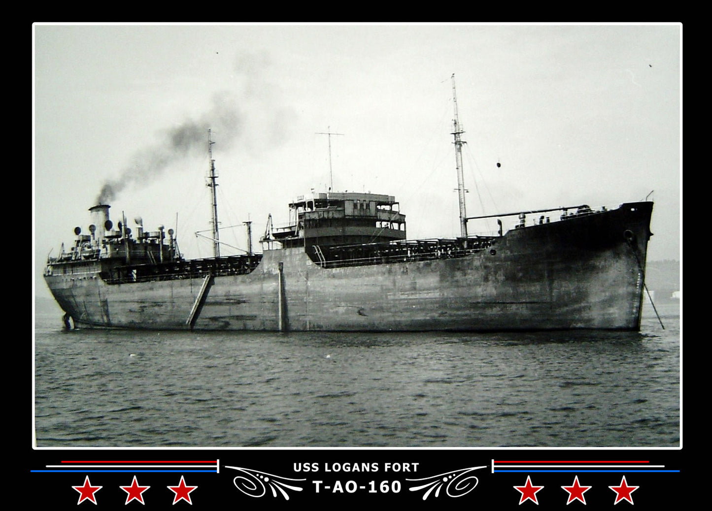 USS Logans Fort T-AO-160 Canvas Photo Print