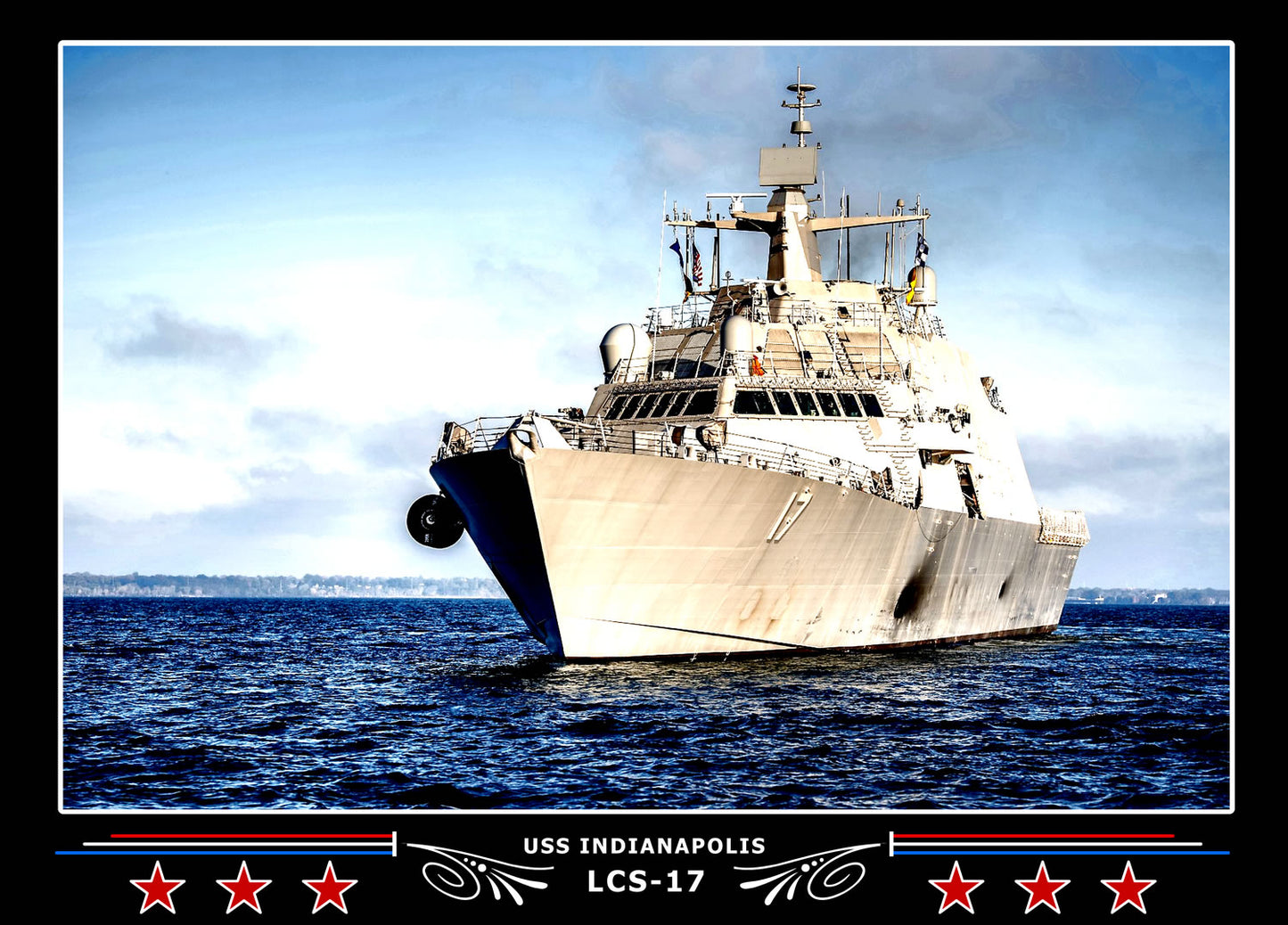 USS Indianapolis LCS17 Canvas Photo Print