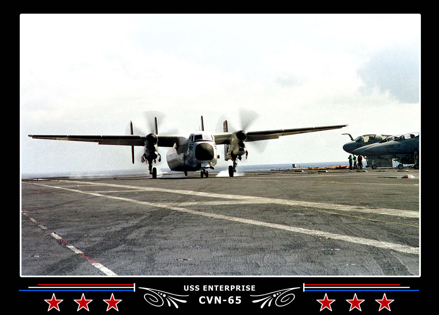 USS Enterprise CVN-65 Canvas Photo Print