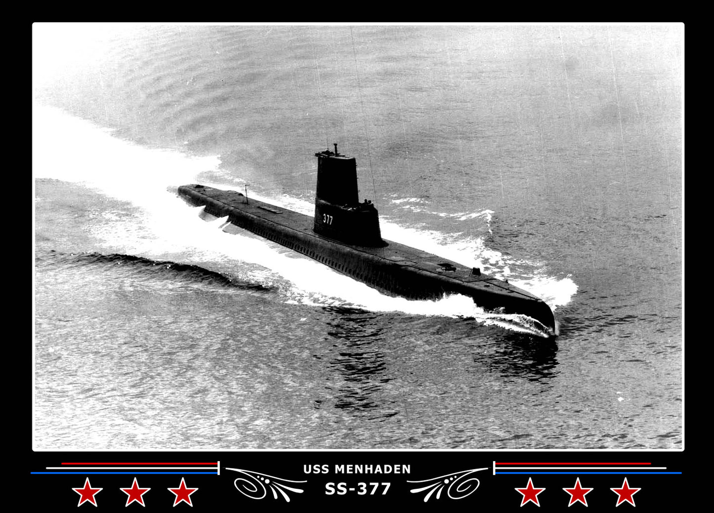 USS Menhaden SS-377 Canvas Photo Print