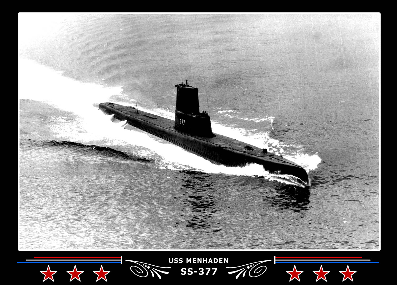 USS Menhaden SS-377 Canvas Photo Print