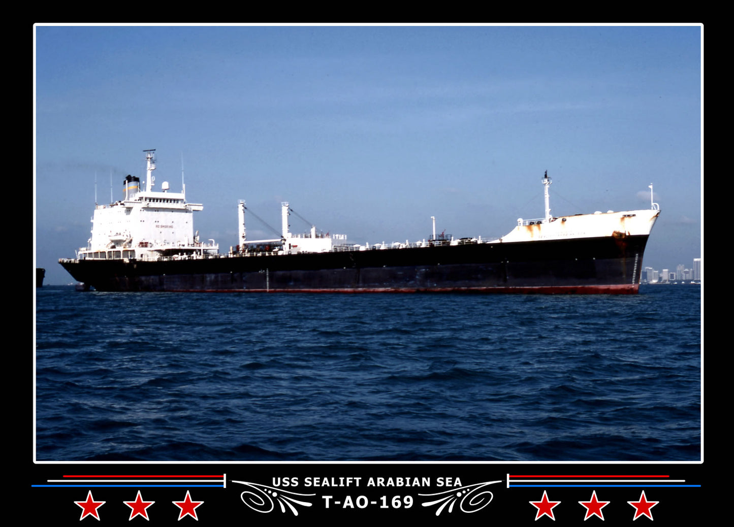 USS Sealift Arabian Sea T-AO-169 Canvas Photo Print