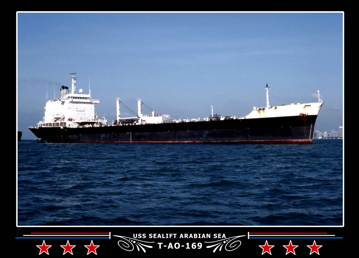 USS Sealift Arabian Sea T-AO-169 Canvas Photo Print