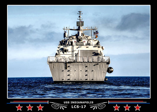 USS Indianapolis LCS17 Canvas Photo Print