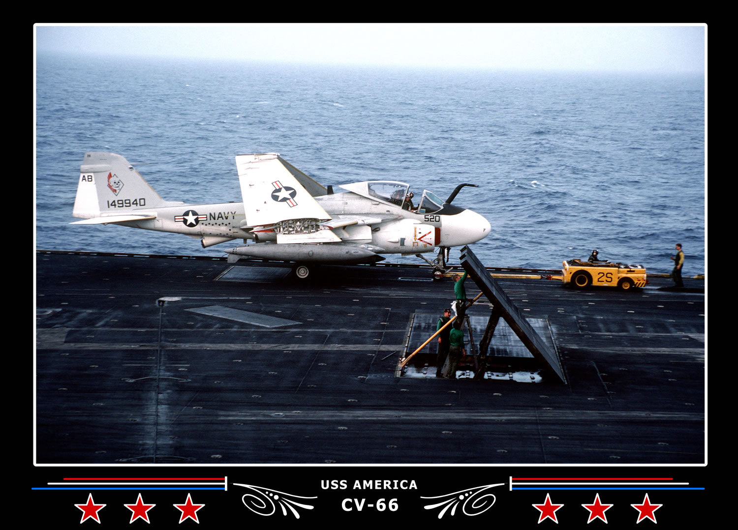 USS America CV-66 Canvas Photo Print