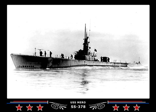 USS Mero SS-378 Canvas Photo Print