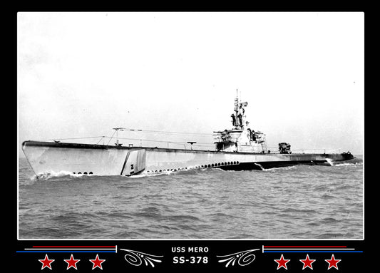 USS Mero SS-378 Canvas Photo Print