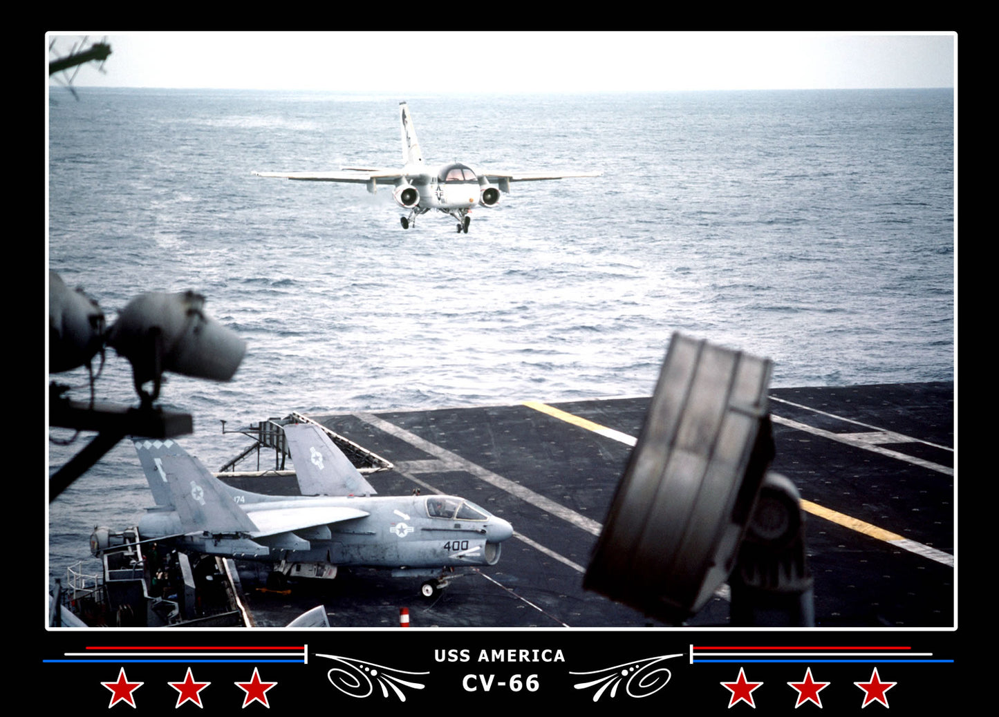 USS America CV-66 Canvas Photo Print
