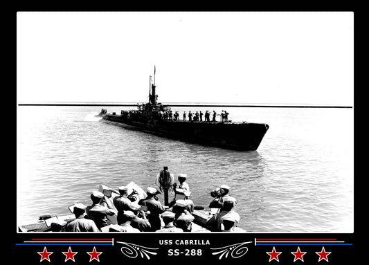 USS Cabrilla SS-288 Canvas Photo Print