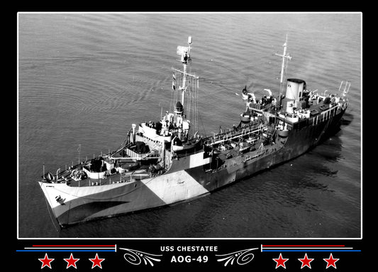 USS Chestatee AOG-49 Canvas Photo Print