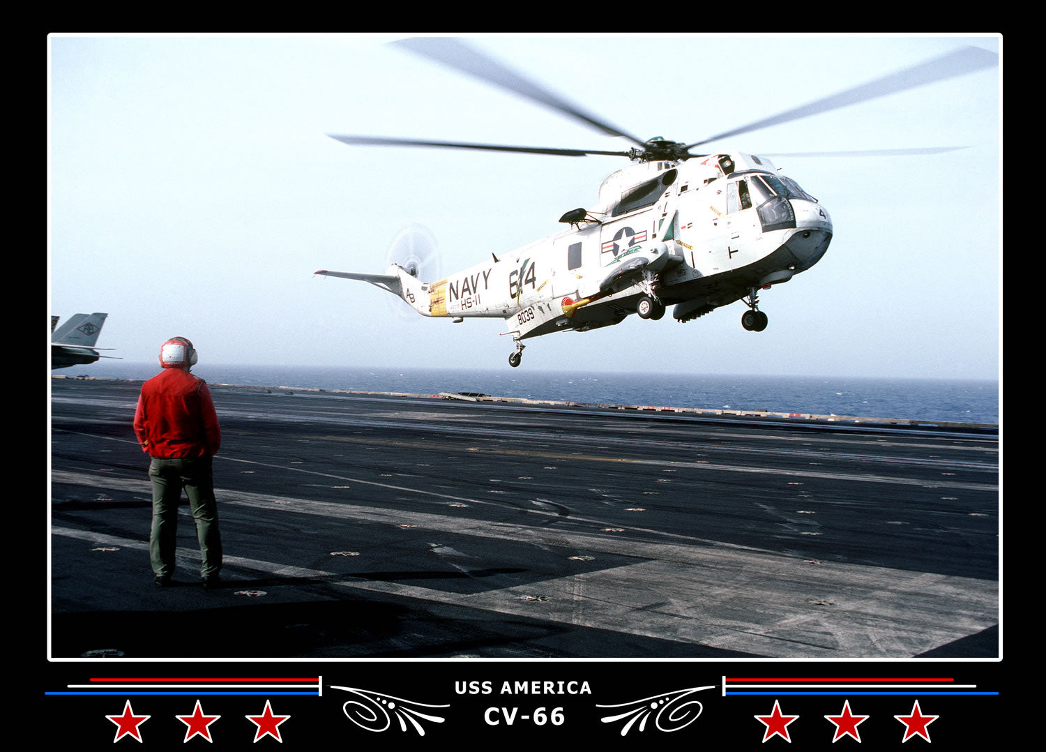 USS America CV-66 Canvas Photo Print