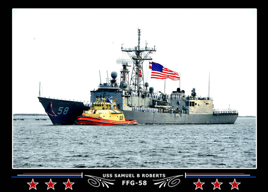 USS Samuel B Roberts FFG-58 Canvas Photo Print