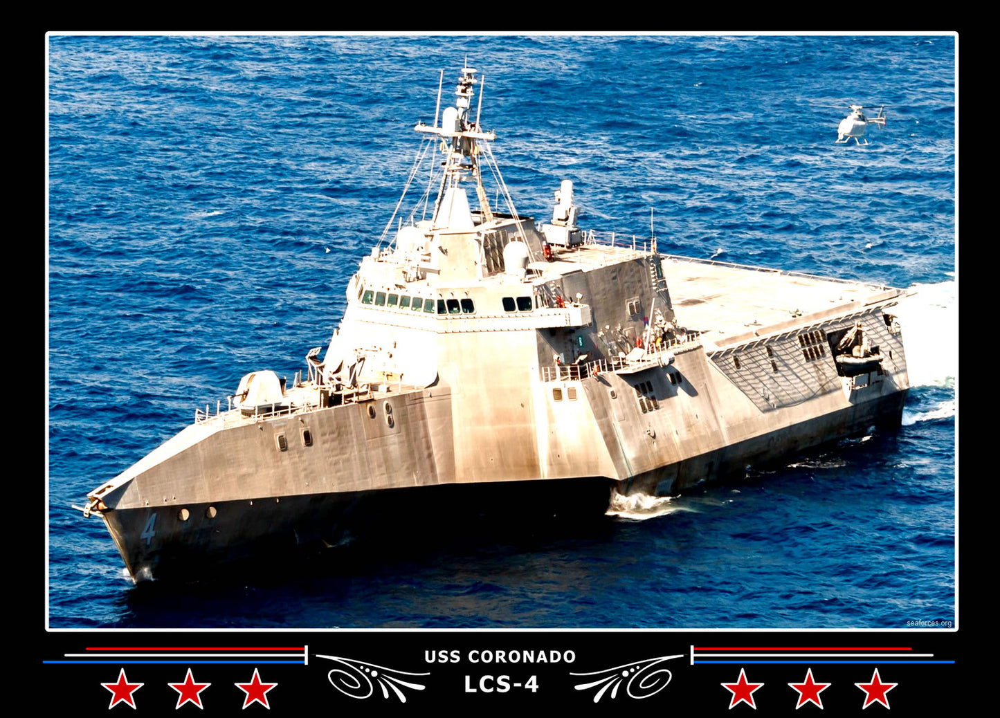 USS Coronado LCS4 Canvas Photo Print