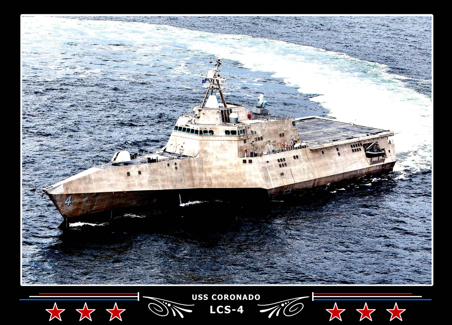 USS Coronado LCS4 Canvas Photo Print