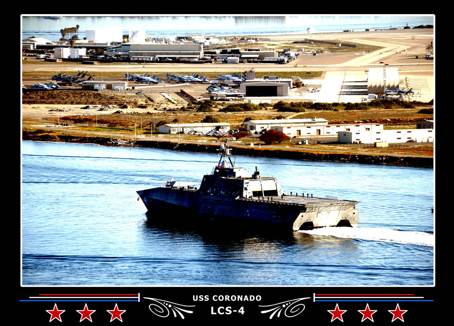 USS Coronado LCS4 Canvas Photo Print