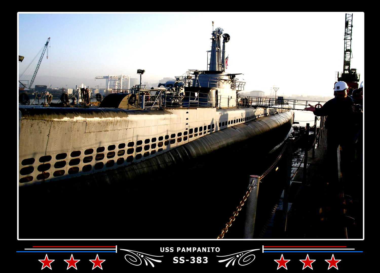 USS Pampanito SS-383 Canvas Photo Print