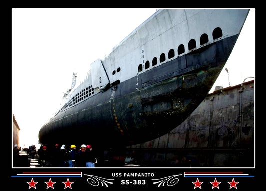 USS Pampanito SS-383 Canvas Photo Print