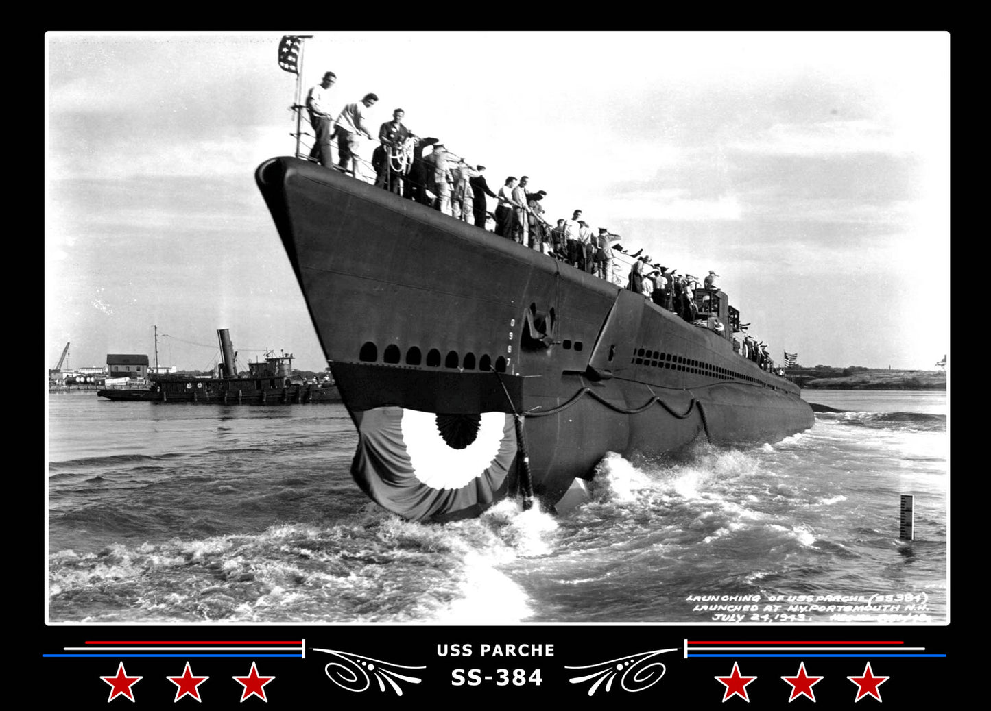 USS Parche SS-384 Canvas Photo Print