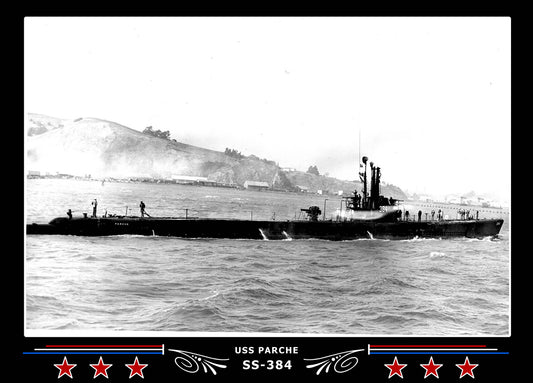 USS Parche SS-384 Canvas Photo Print