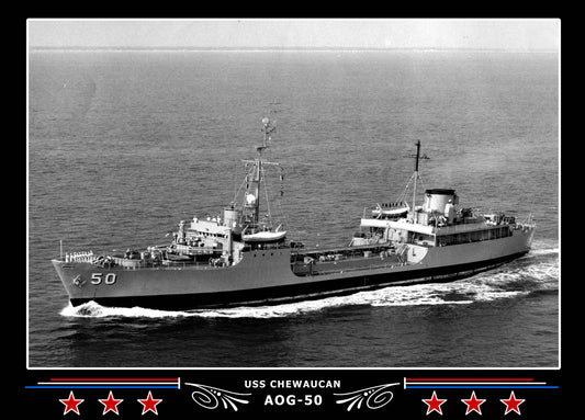 USS Chewaucan AOG-50 Canvas Photo Print