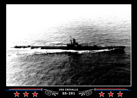 USS Crevalle SS-291 Canvas Photo Print