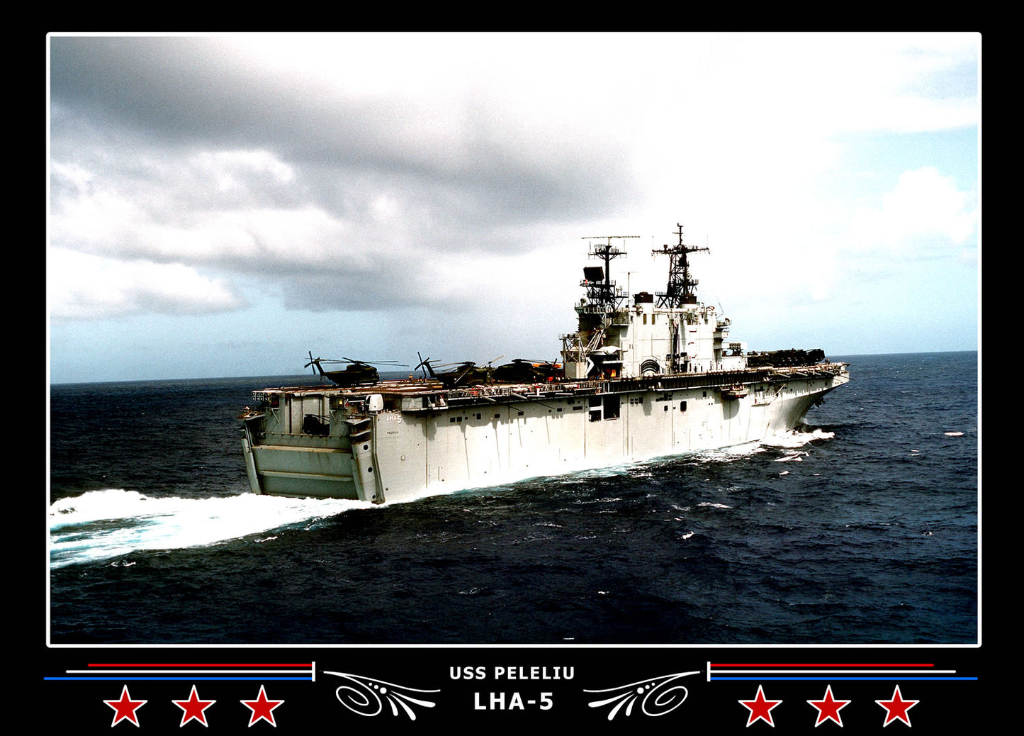 USS Peleliu LHA5 Canvas Photo Print