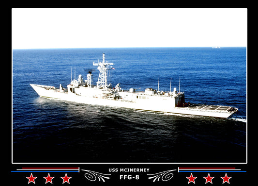 USS Mcinerney FFG-8 Canvas Photo Print