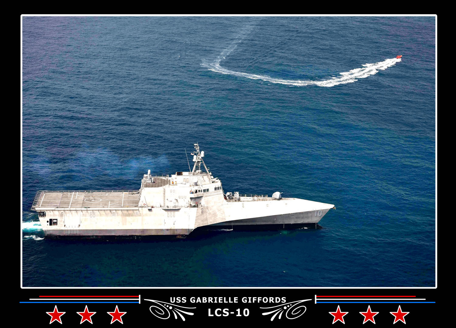 USS Gabrielle Giffords LCS10 Canvas Photo Print