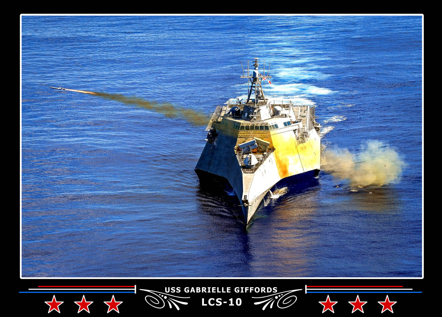USS Gabrielle Giffords LCS10 Canvas Photo Print