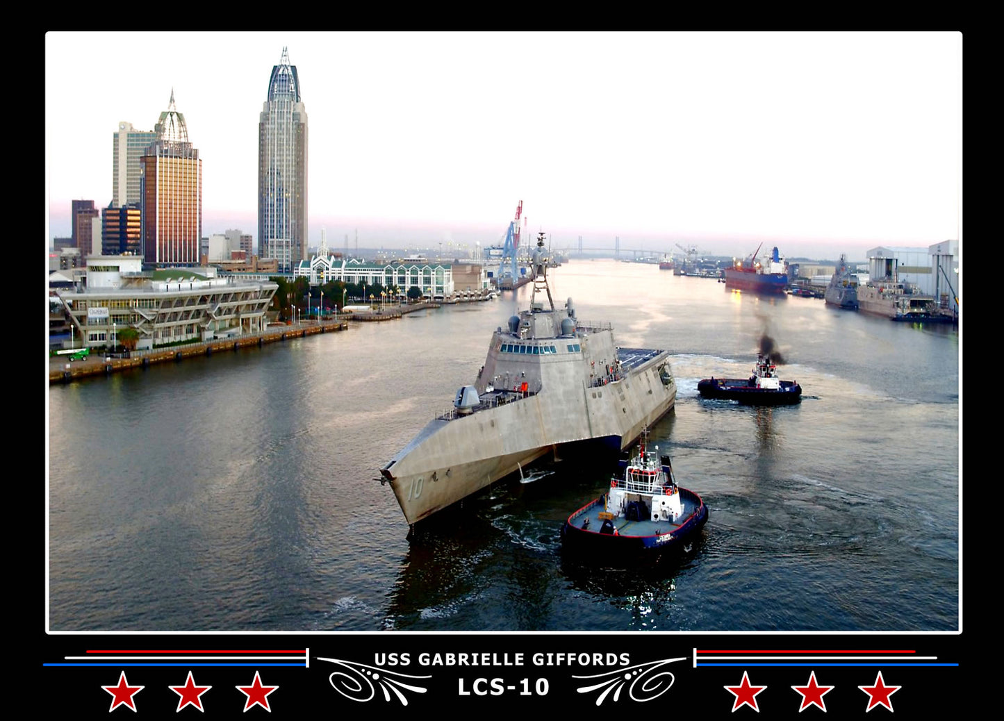 USS Gabrielle Giffords LCS10 Canvas Photo Print
