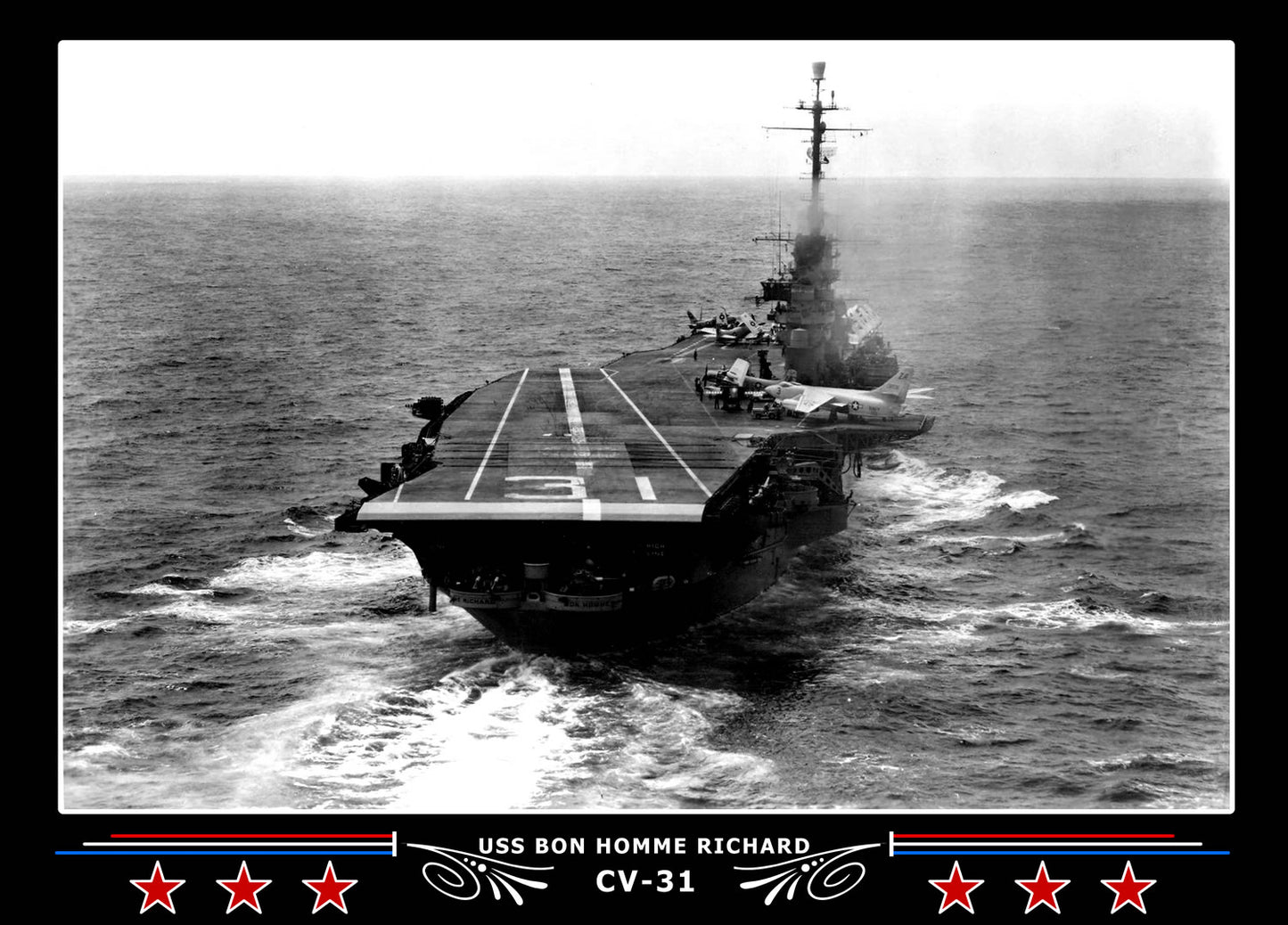 USS Bon Homme Richard CV-31 Canvas Photo Print