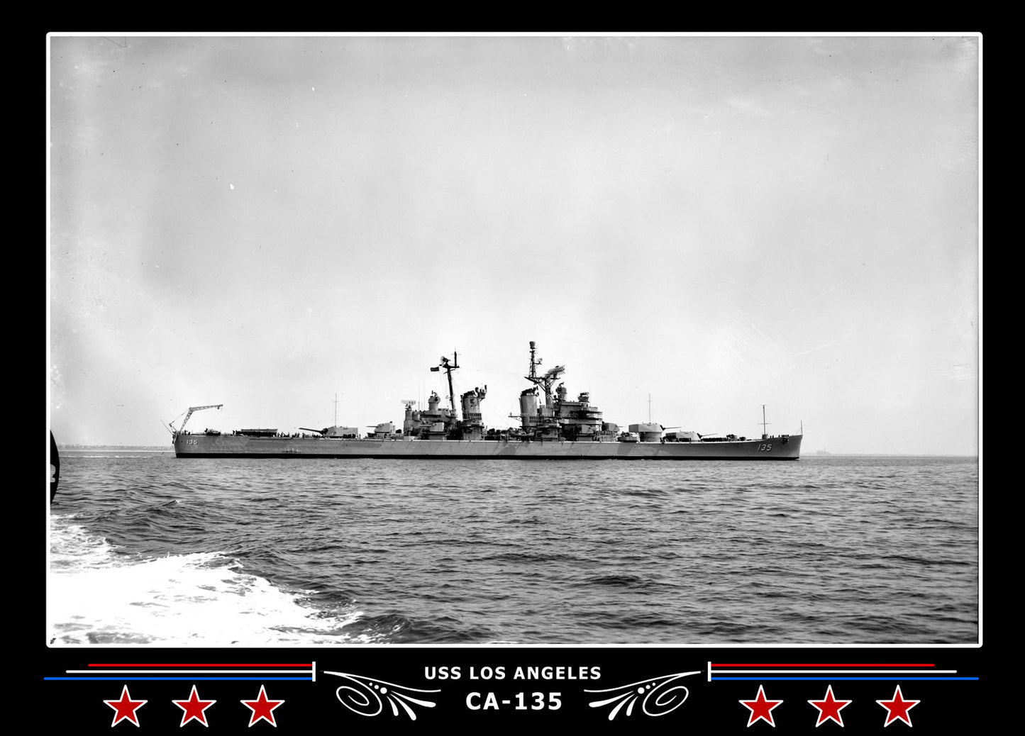 USS Los Angeles CA-135 Canvas Photo Print