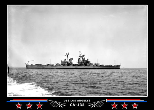 USS Los Angeles CA-135 Canvas Photo Print