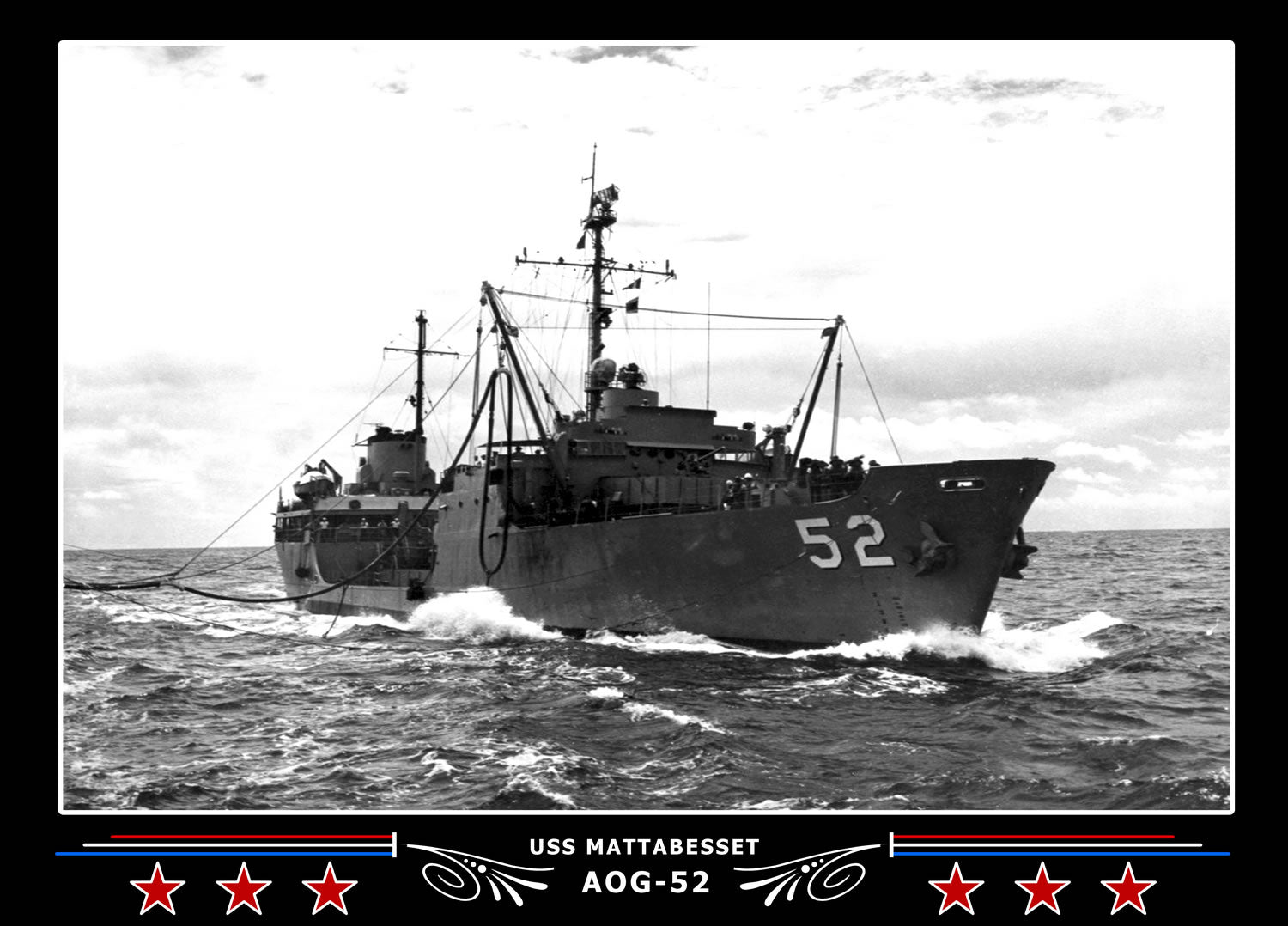 USS Mattabesset AOG-52 Canvas Photo Print