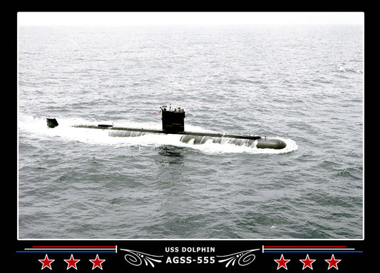 USS Dolphin AGSS-555 Canvas Photo Print