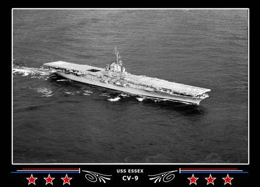 USS Essex CV-9 Canvas Photo Print