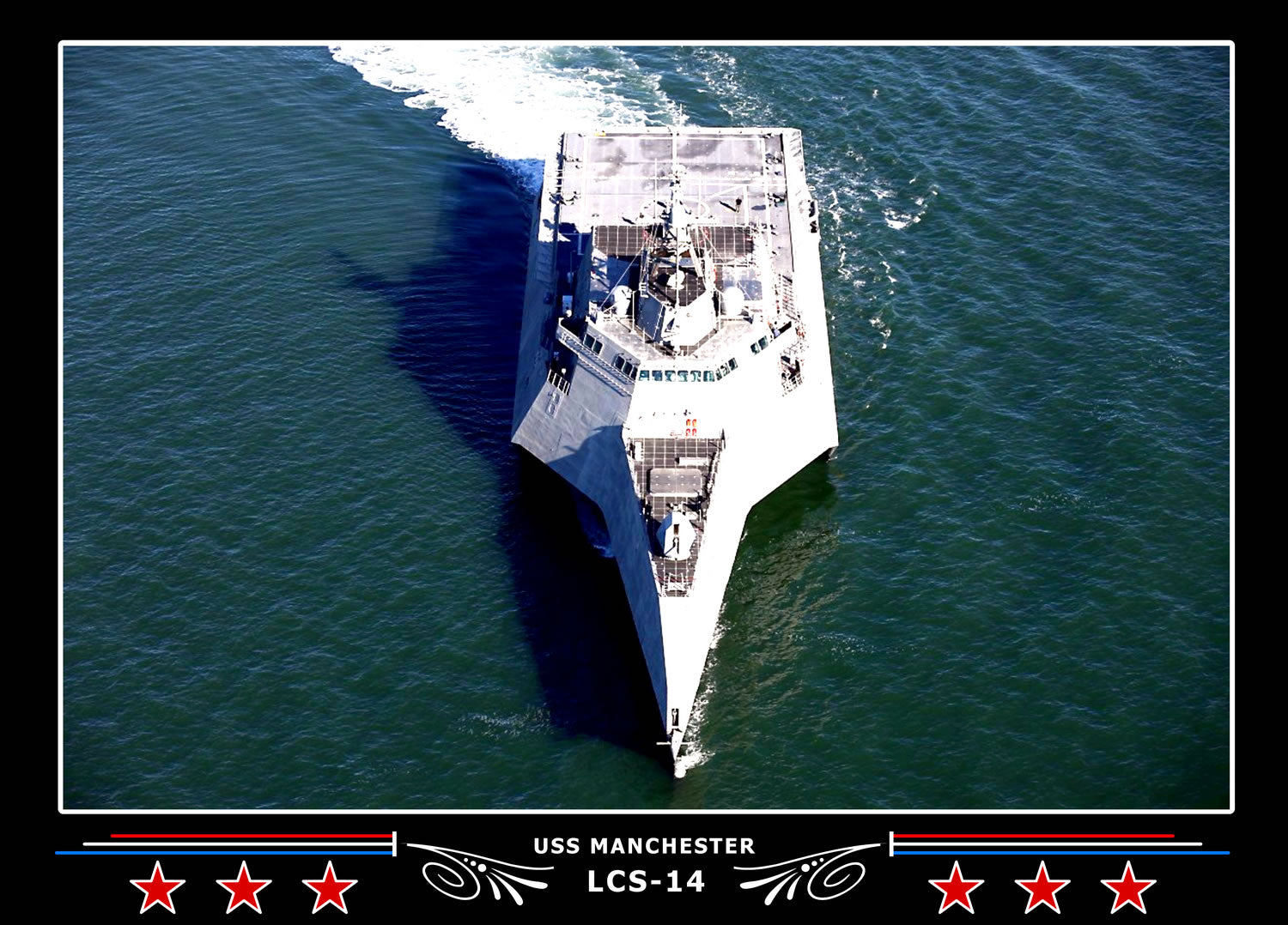 USS Manchester LCS14 Canvas Photo Print