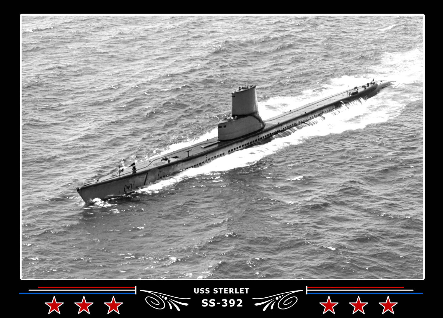 USS Sterlet SS-392 Canvas Photo Print