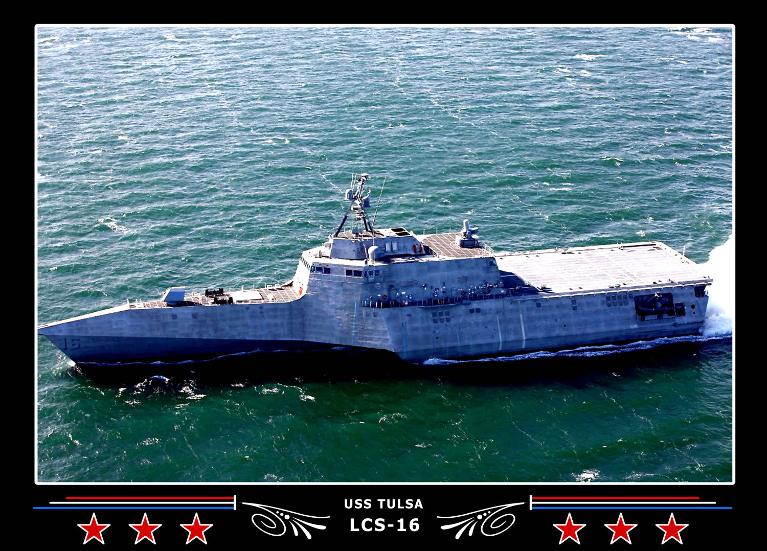 USS Tulsa LCS16 Canvas Photo Print