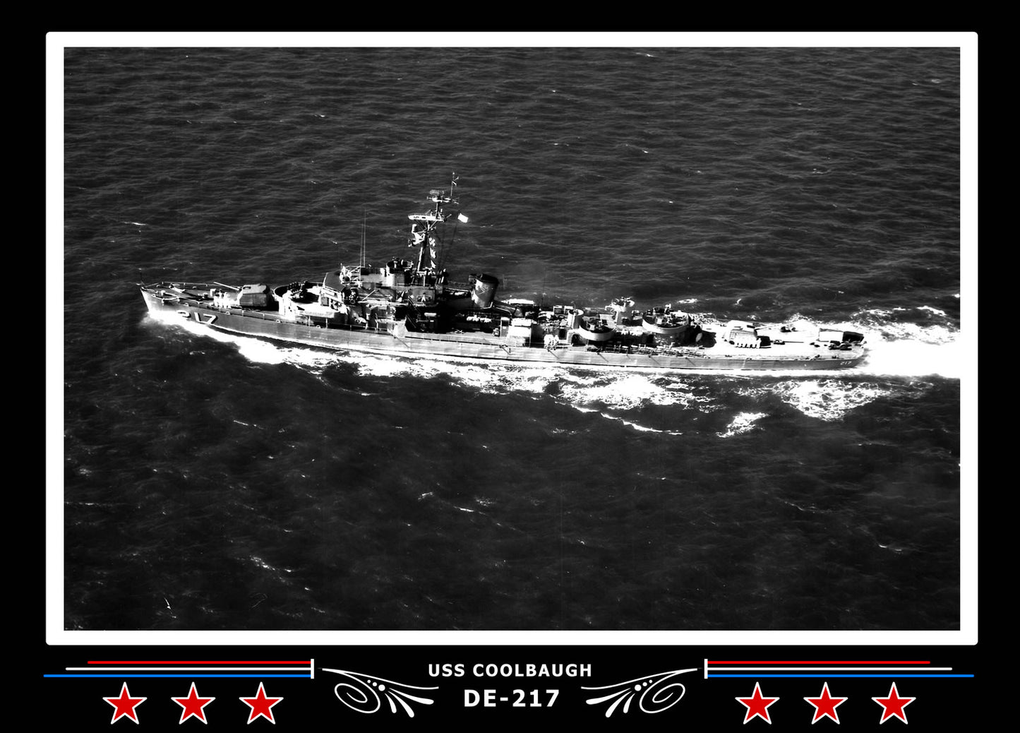 USS Coolbaugh DE-217 Canvas Photo Print