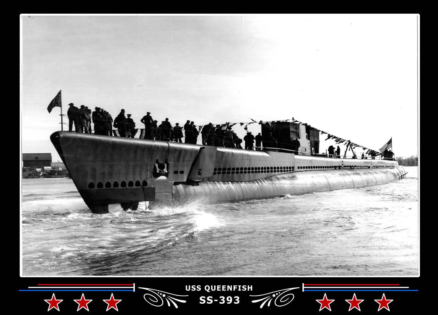 USS Queenfish SS-393 Canvas Photo Print