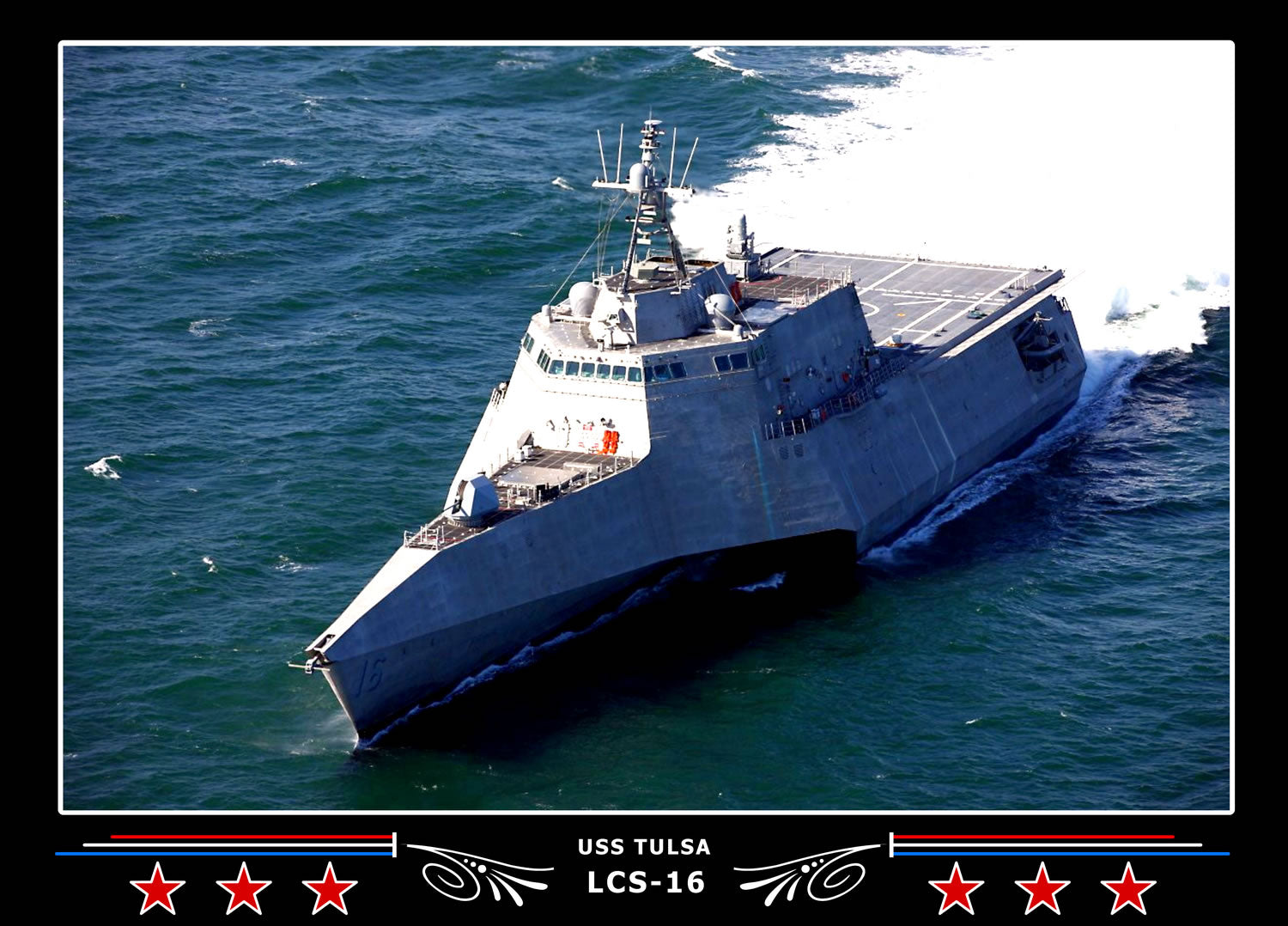 USS Tulsa LCS16 Canvas Photo Print