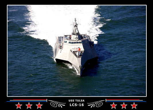 USS Tulsa LCS16 Canvas Photo Print